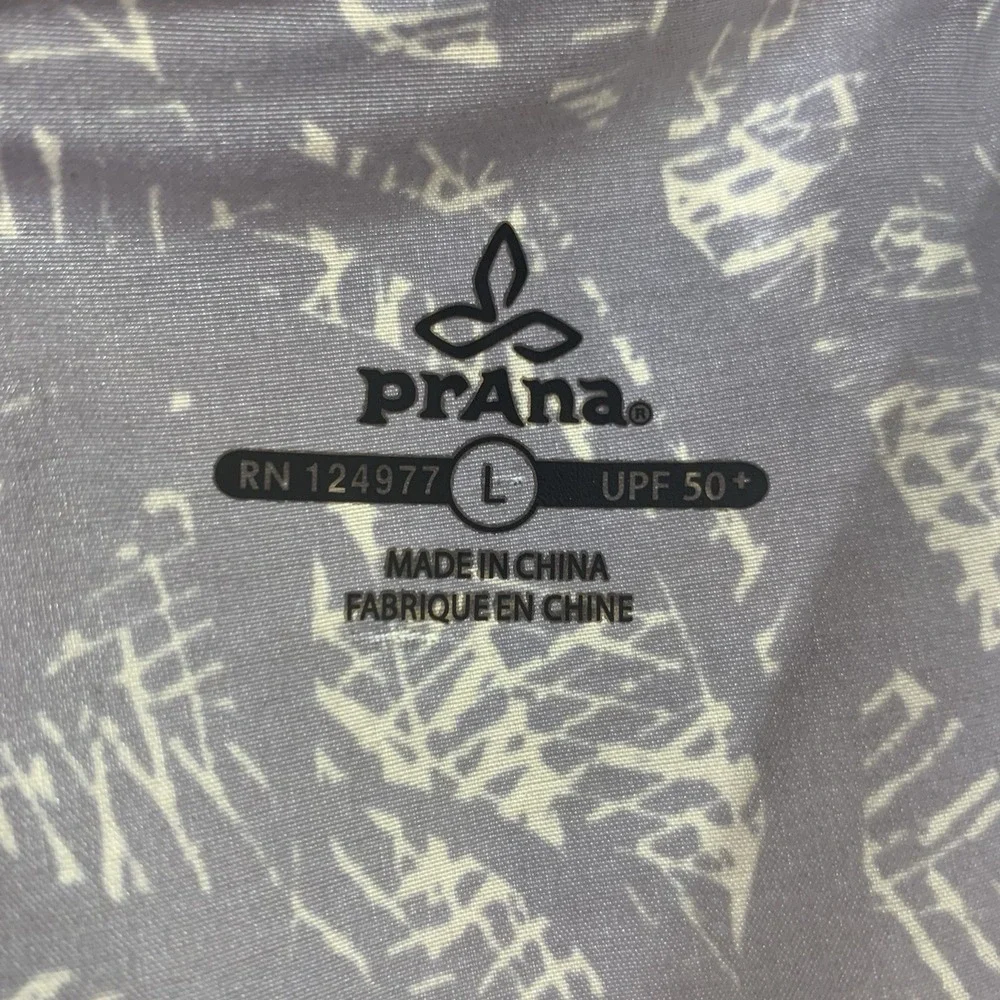 Prana Mens Large Swim Shorts Unlined Blue 6
